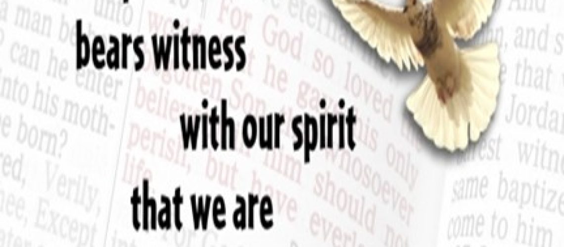 Bulletin - Romans 8.16 Spirit bears witness